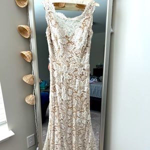 Jovani White formal dress